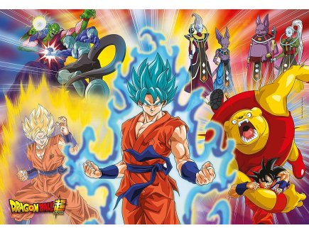 PUZZLE DRAGON BALL Z : SAN GOKU - SAN GOTEN - PICCOLO 180 PIECES - CLEMENTONI - 29761