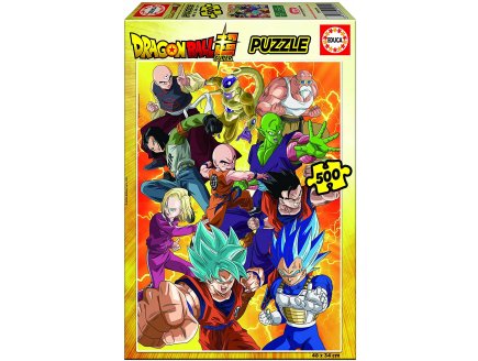 Puzzle dragon ball z songoten piccolo krilin son gohan sangoku 500 pieces - collection dessins animes - Educa - 19009