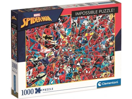 Puzzle impossible spiderman 1000 pices - collection super hros dc spider-man - Clementoni 39657