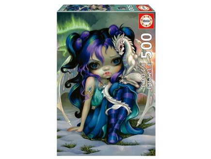 PUZZLE LA FEE DU DRAGON DES GLACES 500 PIECES - ART FANTASTIQUE & FEERIQUE - EDUCA - 19906