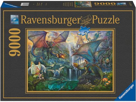 Puzzle la foret magique des dragons 9000 pieces - collection monde fantastique - Ravensburger - 16721