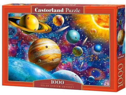 Puzzle les planetes et le systeme solaire 1000 pieces - collection espace 