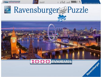 PUZZLE PANORAMA LONDRES DE NUIT 1000 PIECES - COLLECTION VILLE ET PAYS : ANGLETERRE - RAVENSBURGER - 150649