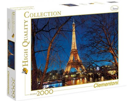 Puzzle paris : la tour eiffel 2000 pieces - collection pays - Clementoni - 32554