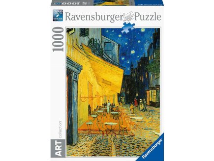 Puzzle terrasse du cafe le soir place du forum arles 1000 pieces - collection art et peinture : vincent van gogh - Ravensburger - 153732