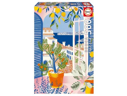 Puzzle Un zeste d'Italie 500 pieces - Citrons & Agrumes, paysage - Educa - 20544