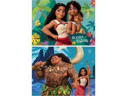 Puzzle Vaiana 2 Disney : Maui, Vaiana, Siméa 2 x 48 pièces - Dessin animé - Educa - 20102