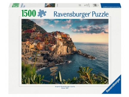 Puzzle vue sur la cinque terre 1500 pieces - collection pays italie - Ravensburger 162277