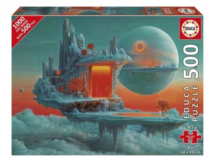 Puzzle XL Plan�te de feu et de glace 500 pieces - Collection Fantastique, Fantasy - Educa - 20236