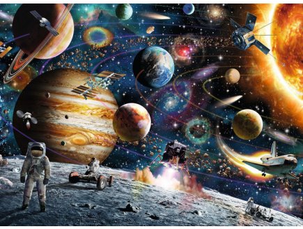 PUZZLE XXL DANS L'ESPACE - 150 PIECES - RAVENSBURGER - 10016