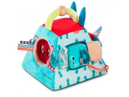 Pyramide d'activites en tissu marius - Lilliputiens - 83067 - eveil bebe
