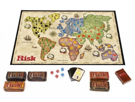 Risk, le Jeu de conquête stratégique - Version classique - Hasbro Gaming - B7404 - Jeu plateau Guerre