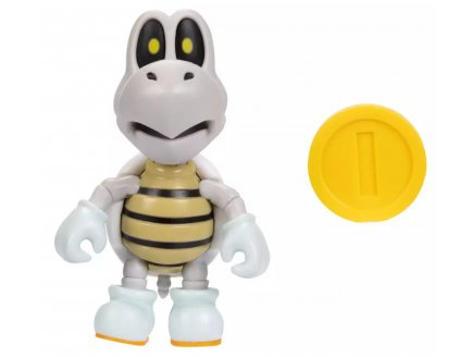 Skelerex avec Pieces : Figurine Super Mario 9 cm - Personnage