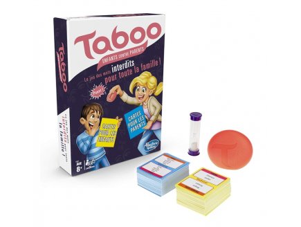 Taboo Enfants contre Parents - Jeu des mots interdits - Hasbro - E4941 - Jeu Famille ambiance