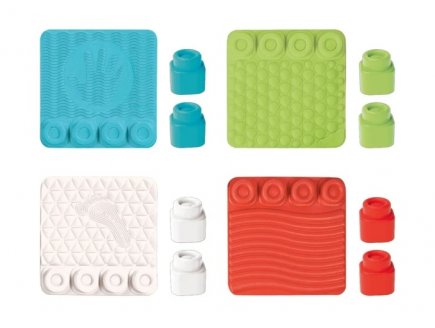Tapis sensoriels Clemmy + cubes souples - Baby Clementoni - 17352 - Eveil b�b�
