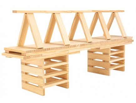 T�cap Classic 100 planchettes en bois - Jeujura - 8301 - Baril Jeu de construction
