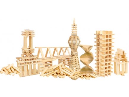 T�cap Classic 500 planchettes en bois - Jeujura - 8305 - Baril Jeu de construction