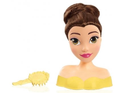 Tte  coiffer Belle 14 cm avec brosse - Disney Princesse - Coiffure Poupe