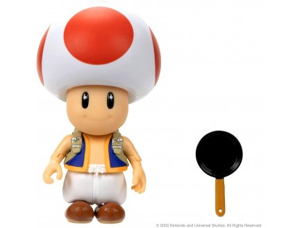 Toad : figurine super mario 13 cm - figurine Nintendo articule - jakks