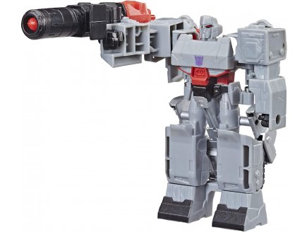 Transformers cyberverse - char gris megatron : fusion mega shot - Hasbro - e3643