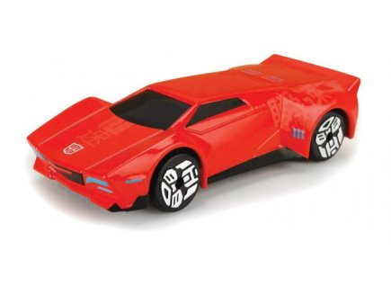 Transformers : voiture sideswipe - vehicule miniature metal rouge - voiture - Hasbro