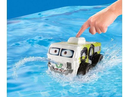 Vehicule cars 3 vehicule nageur - arvy camping car blanc - voiture miniature - Mattel - dxw10