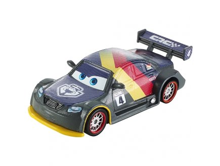 Vehicule cars carbon racers - max schnell - voiture miniature - Mattel - dhm77