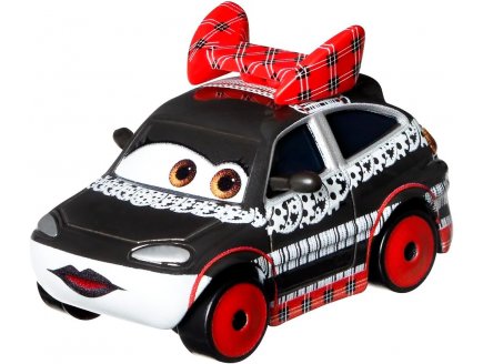 Vehicule cars chisaki - voiture miniature noire et blanche - Mattel - gbv51