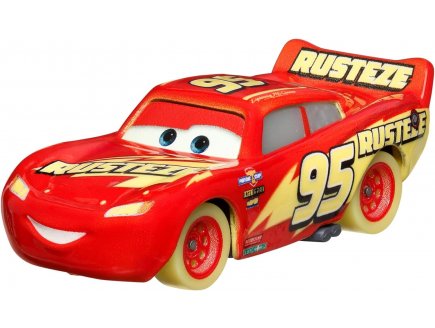 V�hicule Cars Glow Racers : Flash Mcqueen - Voiture Miniature - Mattel - HPG77