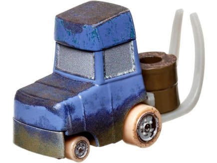 Vehicule cars pitstopsaurus - voiture miniature bleu - Mattel - hky43