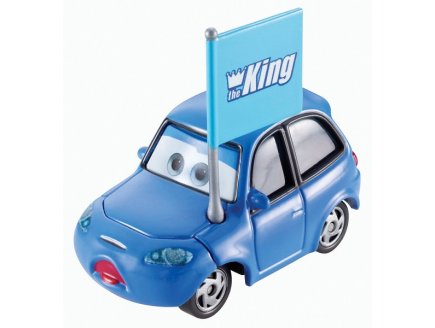 Vehicule cars racing sports network - matthew true blue mccrew - voiture miniature bleu - Mattel - bhn86