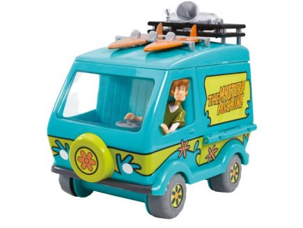 Vehicule Scooby-doo : voiture mystery machine + sammy - van - figurine scooby-doo articulee - 30155
