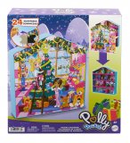 CALENDRIER DE L'AVENT POLLY POCKET NOEL 2024 - MAISON, POUPEES, ACCESSOIRES - MATTEL - HWP33