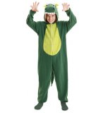 DEGUISEMENT DINOSAURE VERT T-REX 5/6 ANS GARCON - COMBINAISON ANIMAL DRAGON