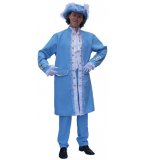 DEGUISEMENT MARQUIS BLEU TAILLE 54 - COSTUME ADULTE BOURGEOIS - ARISTOCRATE - PANOPLIE HOMME