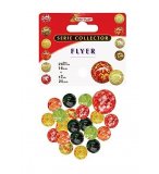 FILET DE 20 BILLES 16 MM + 1 CALOT 25 MM FLYER - SERIE COLLECTOR - KIM PLAY - JEU DE RECREATION, ADRESSE