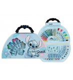 MALLETTE DE COLORIAGE STITCH 51 PIECES - KIT DESSIN - COFFRET ARTISTIQUE