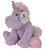 PELUCHE LICORNE VIOLETTE 36CM - ANIMAUX FANTASTIQUE