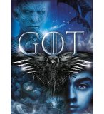 PUZZLE GAME OF THRONES : GOT ET LE CORBEAU A 3 YEUX 1000 PIECES - COLLECTION TELE SCIENCE FICTION - CLEMENTONI - 39589