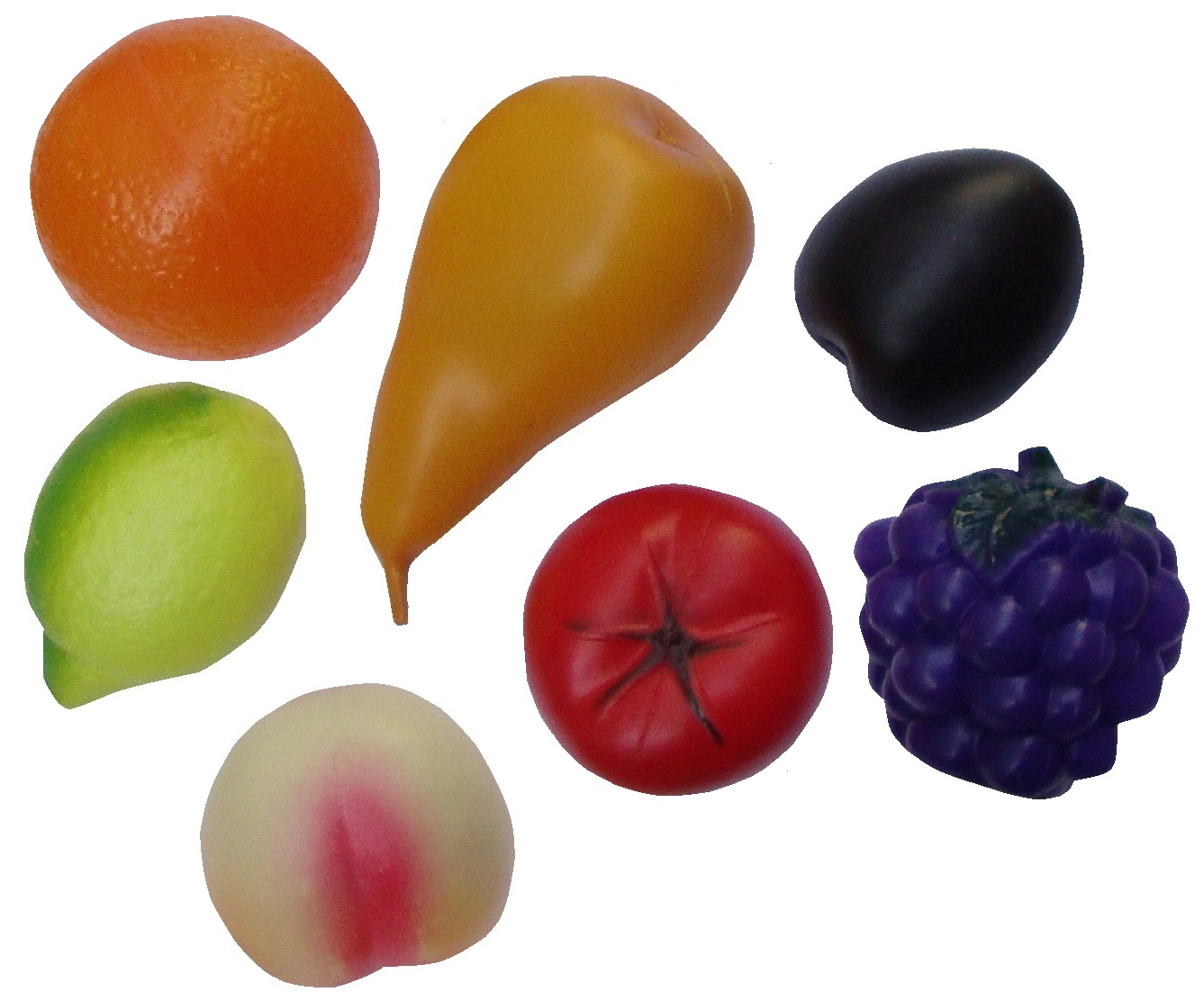 Dînette fruits et légumes 23 pièces - Plastique - Multicolore