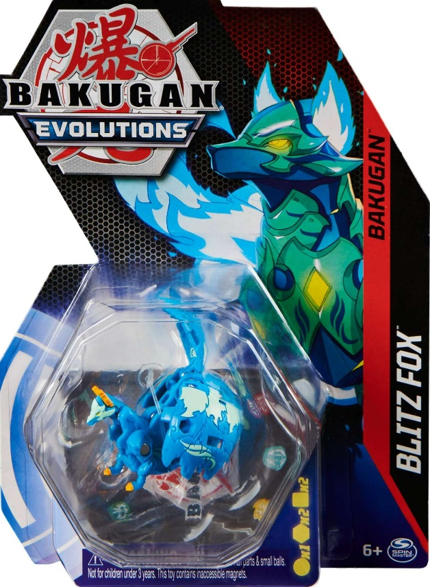 Bakugan starter pack Evolutions Blitz Fox boule bleu 20135601