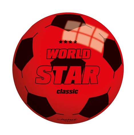 Ballon corner World Star 22 cm rouge - Caverne des Jouets
