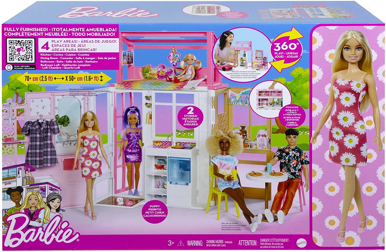 Chambre Barbie transportable