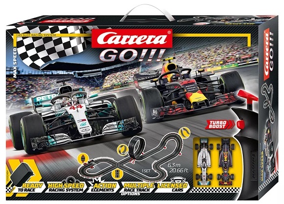 Circuit de course electrique Max speed F1 - Carrera GO 62484