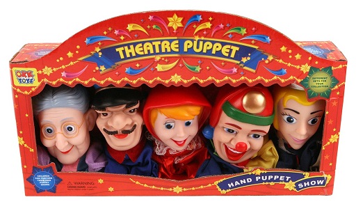 Coffret 5 marionnettes à main Theatre Puppet - Jeux Jouets