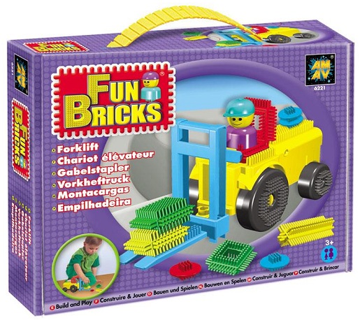 Achat vente mallette clipo chariot élévateur véhicule fun bricks