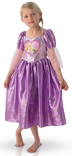 IMEKIS Filles Raiponce Costume Princesse Mardi Gras Déguisement Hal