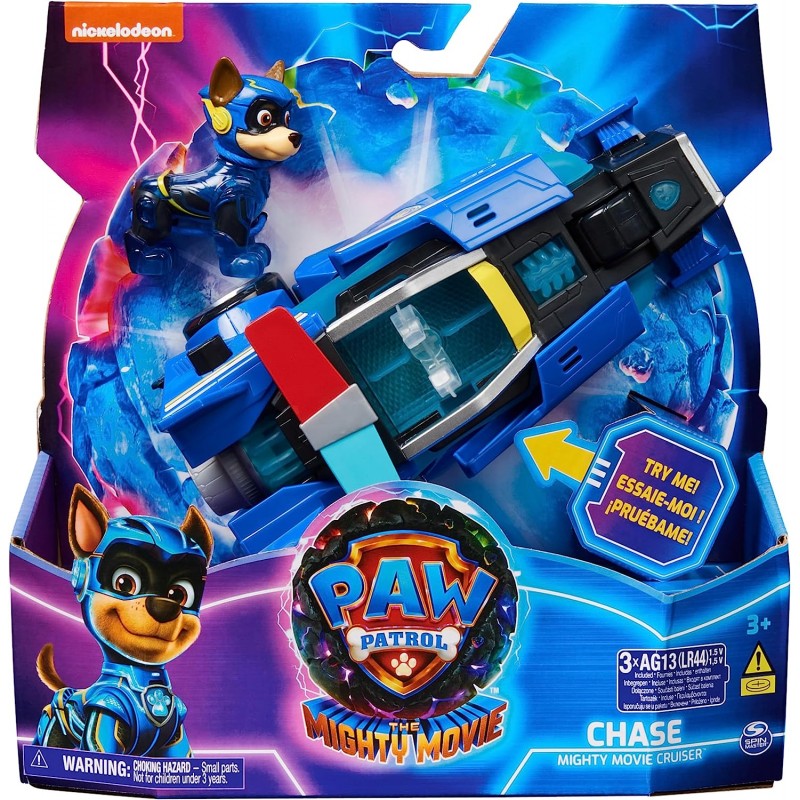 Pat patrouille the mighty movie Chase + voiture police paw patrol 20143007