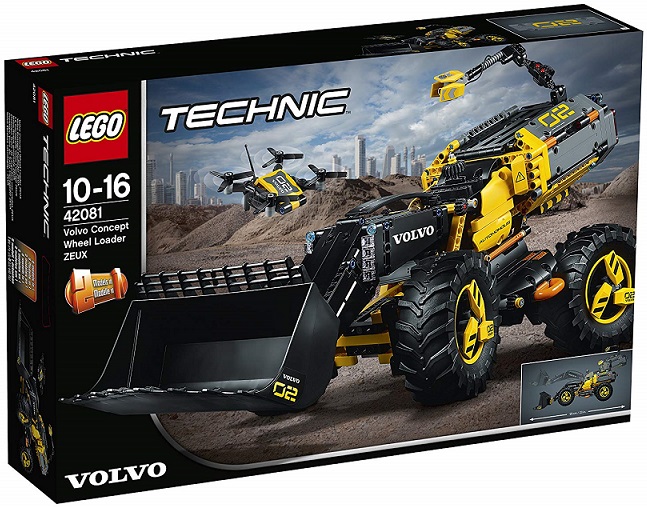 LEGO Technic Chantier 42081 Tractopelle Volvo Concept ZEUX