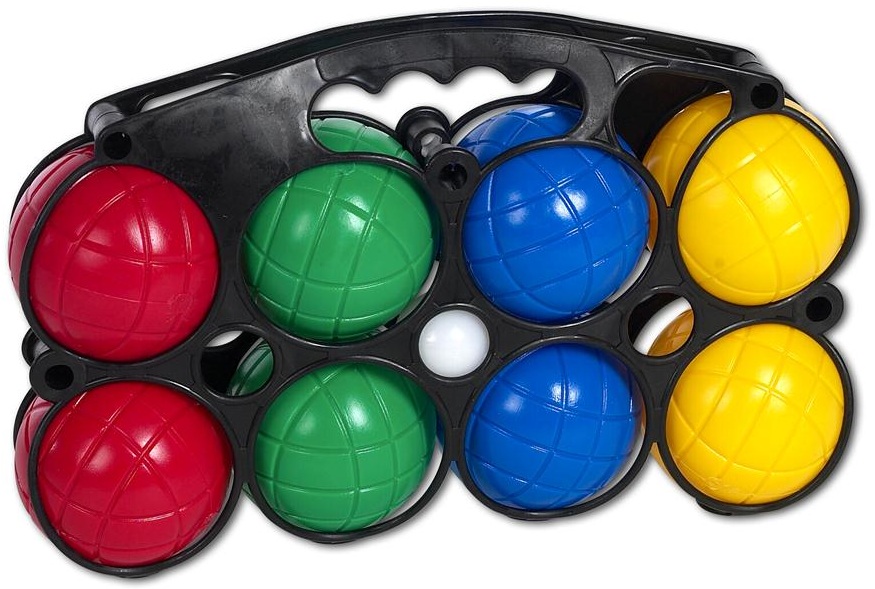 Boule de pétanque enfant, lot de 3 jeux, 18 boules, 3 couleurs
